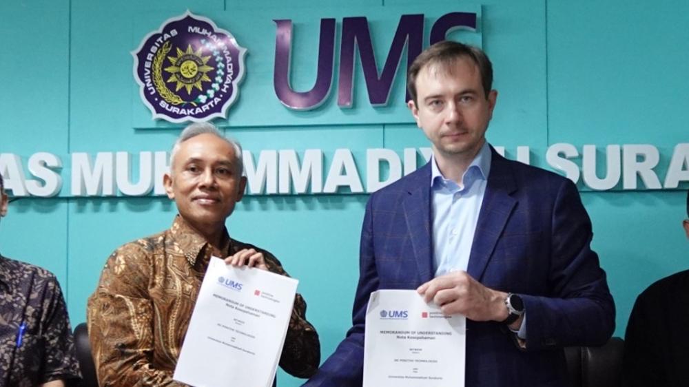 UMS dan JSC Positive Technologies Jalin Kerja Sama Strategis untuk Memperkuat Pendidikan, Penelitian, dan Inovasi